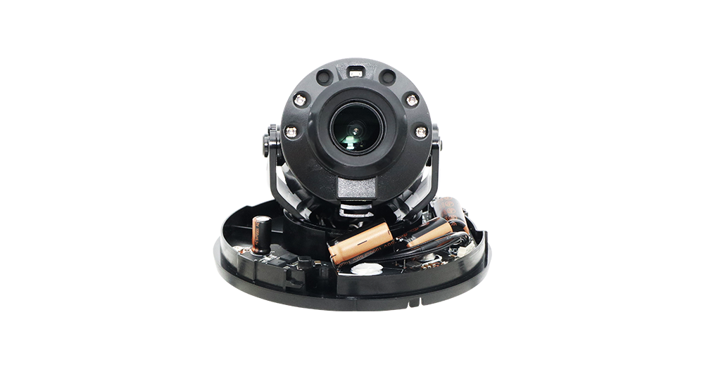 アナログHD対応5メガピクセル 屋内ワンケーブルIRドーム型カメラ