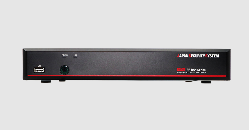 日本防犯システム デジタルレコーダ PF-RA404 防犯カメラレコーダー 日本防犯システム AHD対応デジタルレコーダ PF-RA404 | 株式会社